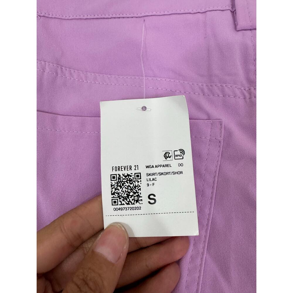 Forever 21 Lilac Cargo Utility Mini Skirt NWT Small - Picture 4 of 8